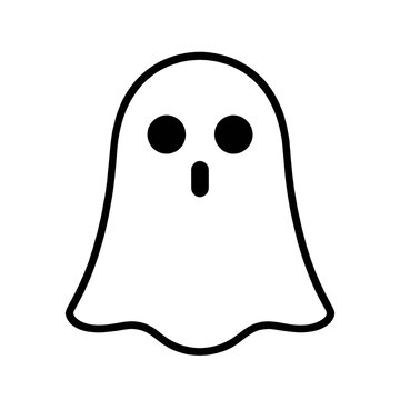 Simple Ghost Vector Icon