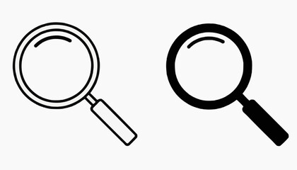 vector magnifying glass