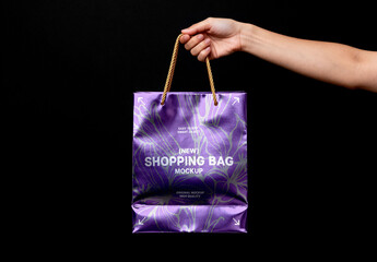 Rope Handle Shopping Bag Mockup