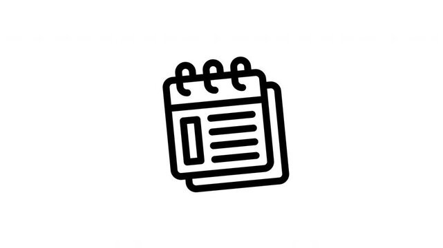 square note animated icon