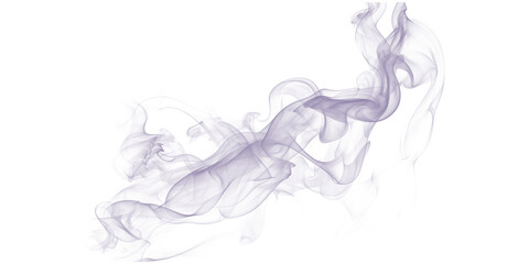 A mesmerizing stream of purple smoke swirling against a dark background