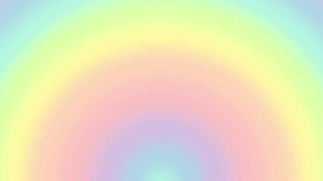 Half Circle Rainbow Gradient Moving Up from Center Bottom Background Animation Suitable e.g. Presentation, Banner, Greeting, Wedding, Baby Shower, Celebrations or Wallpaper - 4K Horizontal 8 sec. Loop