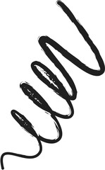 Spiral brush line, swirl, twist