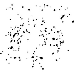 Minimal seamless pattern with black ink splatter and abstract paint drops on white background. Modern grunge texture perfect for branding, packaging, textile design, fashion prints, streetwear, poster