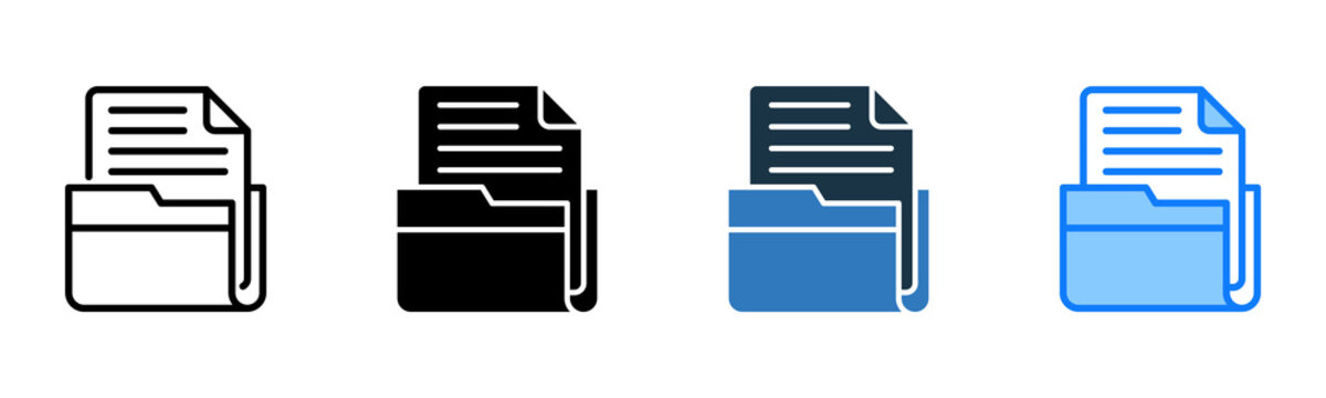 Folder icon multiple style 