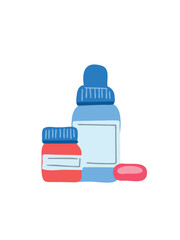 Obraz premium assortment of prescription and over-the-counter drugs