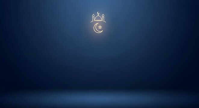 An ethereal, glowing, silver, mystical symbol, representing magic, spirituality, or fantasy, with intricate, swirling, curved lines, on a dark, blue, gradient background, lit softly from abo