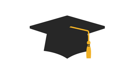 Graduation Cap with Tassel Academic Symbol of Achievement.