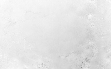 Obraz premium Light gray pastel white plain grayscale blank empty textured weathered cracked plastered peeling off whitewashed dry stained wall horizontal vector background. 