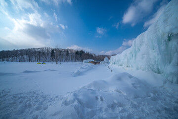 Obraz premium まほら岩手の雪