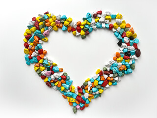 Naklejka premium Colorful candies 
