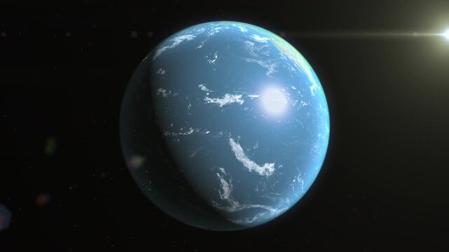 Location and map of Pitcairn Islands on the surface of the earth at day.