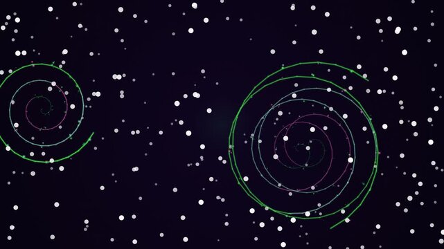 Stellar Orbits in Deep Space Animation.