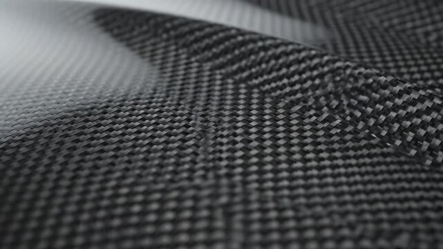 Closeup of carbon fiber texture