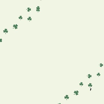 Cute leprechaun Irish Gnome Holding Shamrock. St. Patrick&rsquo;s Day Animated Video