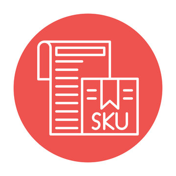 Sku Description Vector Icon