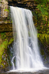 Obraz premium Thornton Force on the River Twiss, Ingleton, Yorkshire.