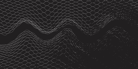 Mesh texture for fishing nets. Seamless pattern for sportswear or soccer goal, volleyball net, basketball hoop, hockey, athletics. Abstract net background for sports © Dion