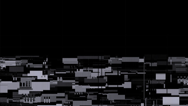 Vector abstract digital background. Blue matrix cyberspace with moving data. Technology cyber security futuristic space. Concept hacking, sorting and analysis big data. Binary code dots flow.