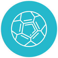 Fototapeta premium Football Vector Icon