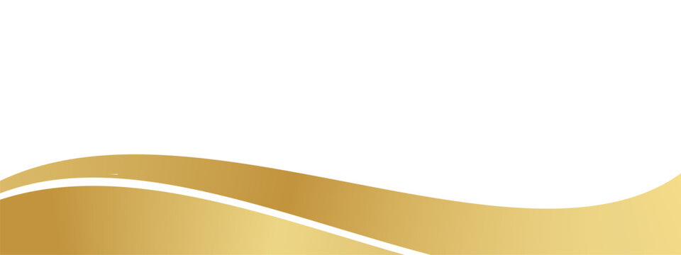 Abstract gold swoosh with flowing ribbons and curves creates elegant background, featuring sparkle effects, smooth gradient waves, and luxurious light shimmer for premium design