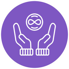 Obraz premium Humility Vector Icon