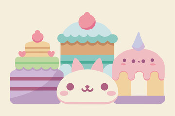 Kawaii Bakery With Cute Cakes