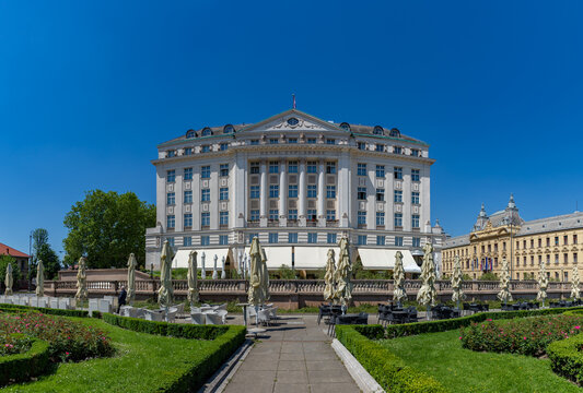 Zagreb, Croatia - May 11, 2025: A picture of the Esplanade Zagreb Hotel.