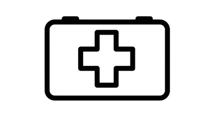 Fototapeta premium first aid kit icon