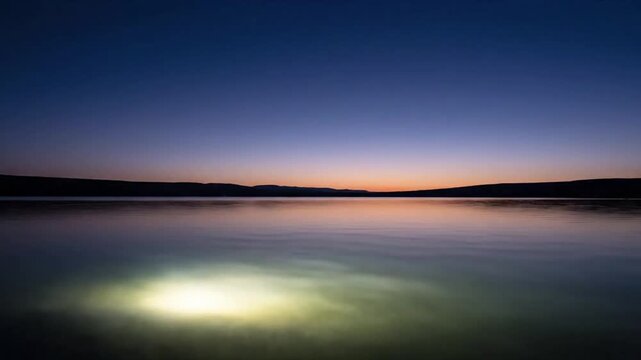 Abstract Water Luster Reflections and light patterns on a still lake
