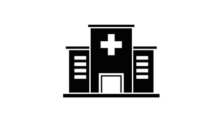 Obraz premium hospital vector illustration