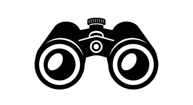 binoculars vector illustration