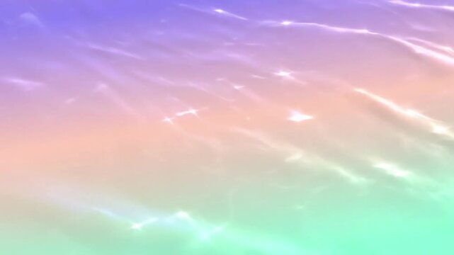 Subtle Iridescent Wave An abstract, high-key backdrop filled with a seamless blend of bright, clean hues. A very gentle, almost imperceptible wave or ripple effect causes tiny, iridescent specular