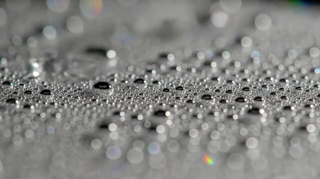 Ethereal Liquid Textures Showcase the intricate, often subtle, patterns and qualities of neutral-toned fluids.