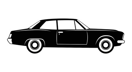 Fototapeta premium vintage black car