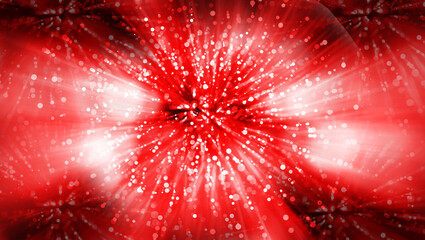 Dynamic Red Burst Background With Light Particles For Festive, Energetic, And Tech Themes