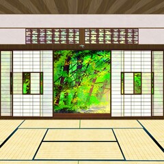 縁側のある和室