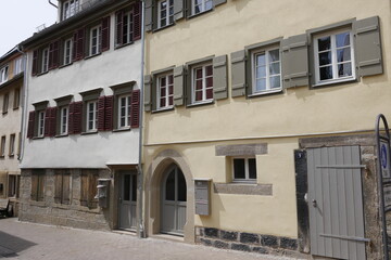 Fototapeta premium Historische Gebäude im Stadtzentrum von Öhringen