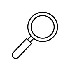Magnifying Glass Line Icon