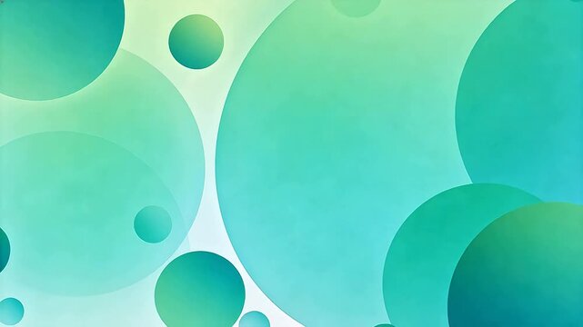 Abstract pattern of overlapping circles