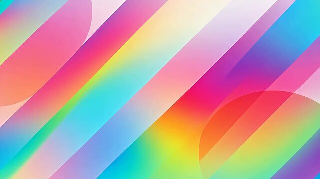 Colorful abstract diagonal stripes