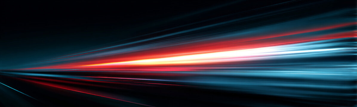 Neon multi-colored trails flash and spiral across the screen. Motion blur and glowing colors create dynamic energy. Perfect for racing, sci-fi, or futuristic designs.