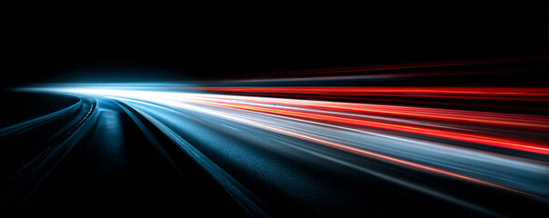 Rainbow speed trails twist and turn with dazzling motion. Colors blur into vibrant streaks of energy. Perfect for digital racing visuals or neon futuristic overlays. © Ole moda