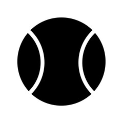  Padel Ball Silhouette Vector Image