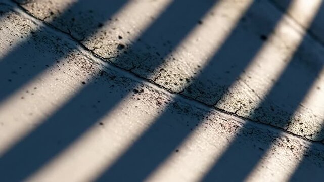 Abstract Shadows on Concrete - A Study in Light and Texture.