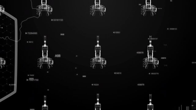 Finland country MAP Oil war data analytics Background With Abstract Elements | Showcasing Oil Pump jacks technology Video with globe, Growth, Graphs, Statistic Data of a country