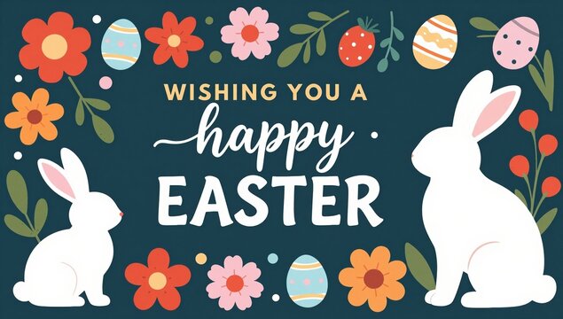 happy easter card