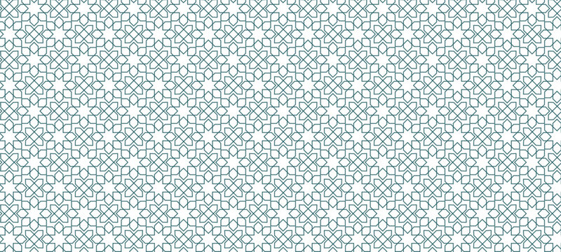 ramadan kareem 2026. seamless pattern .Islamic Geometric Pattern Set with Corner Ornaments for Arabic Design.Koleksi ornamen mosaik Maroko Islami dengan pola geometris emas di atas warna hijau.