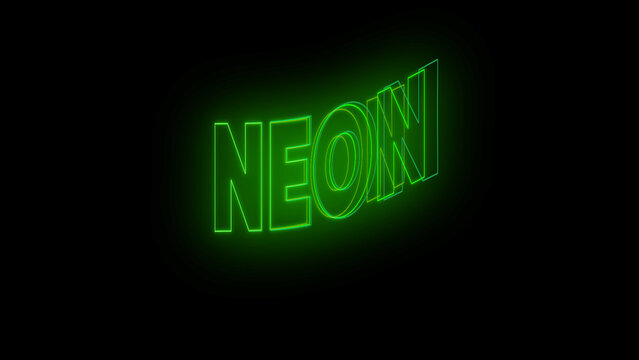 Kinetic Neon Title 62 - Animated Glowing Typography, Neon Text Effects and Dynamic Motion Graphics for Social Media, Promos and Modern Video Projects