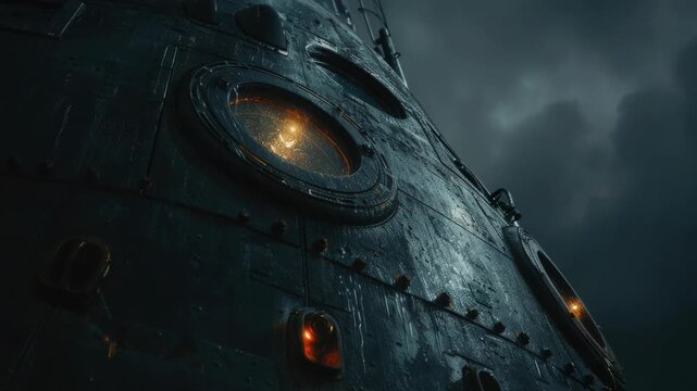 Footage close-up view of a steam engine on a train, ideal for transportation and industrial-themed projects